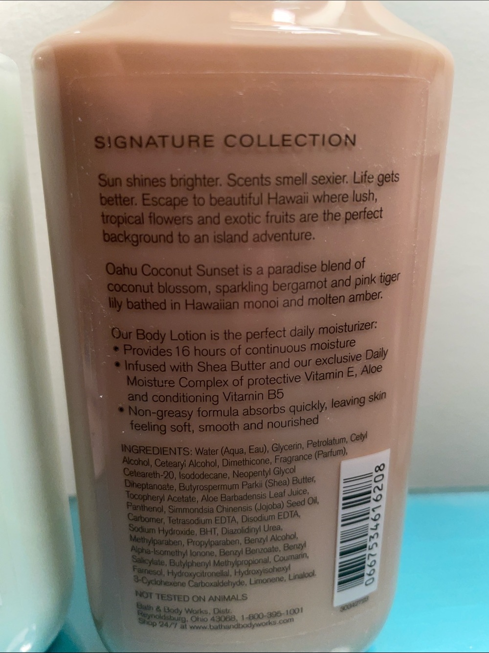 Two Bath & Body Works Shea & Vitamin E Body Lotions - Sky & Oahu - Picture 5 of 6